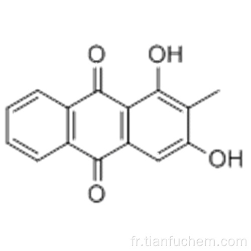 9,10-anthracènedione, 1,3-dihydroxy-2-méthyle CAS 117-02-2